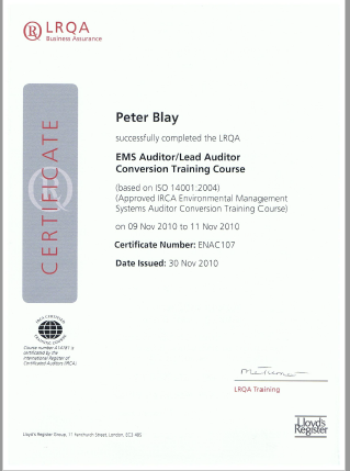 LRQA cert
