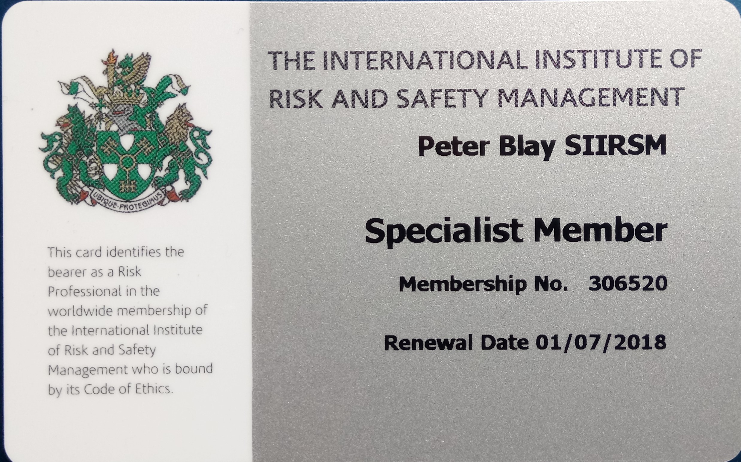 IIRSM card